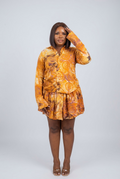 Ballon skirt and shirt